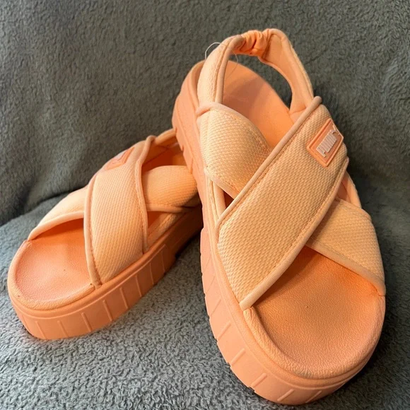 Puma Mayze Platform Sandals - Picture 1 of 4